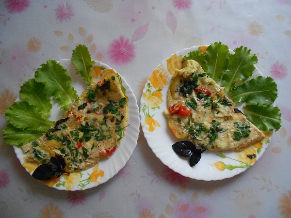 Овощной омлет - пошаговый рецепт с фото