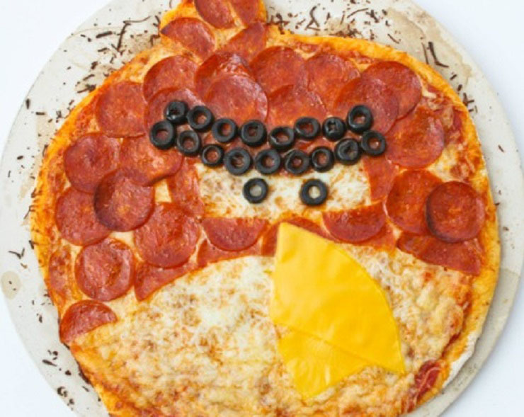 Детская пицца Angry Birds